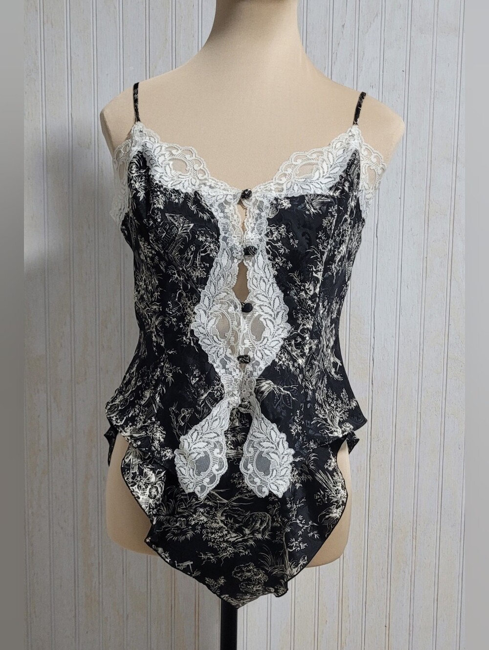 Victoria's Secret Vintage Rare Gold Label Toile Lace Set Size Small